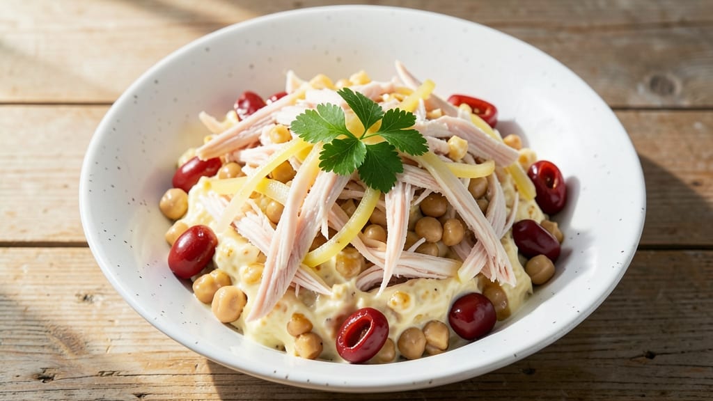 Chick Pimento Cheese Chicken Salad Copycat Recipe: Pimento-Spiced Cream Cheese Meets Tender Chickpeas