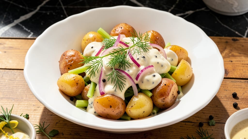 Charlie's Potato Salad Recipe: Bold Mustard and Herb Crunch Without Mayo