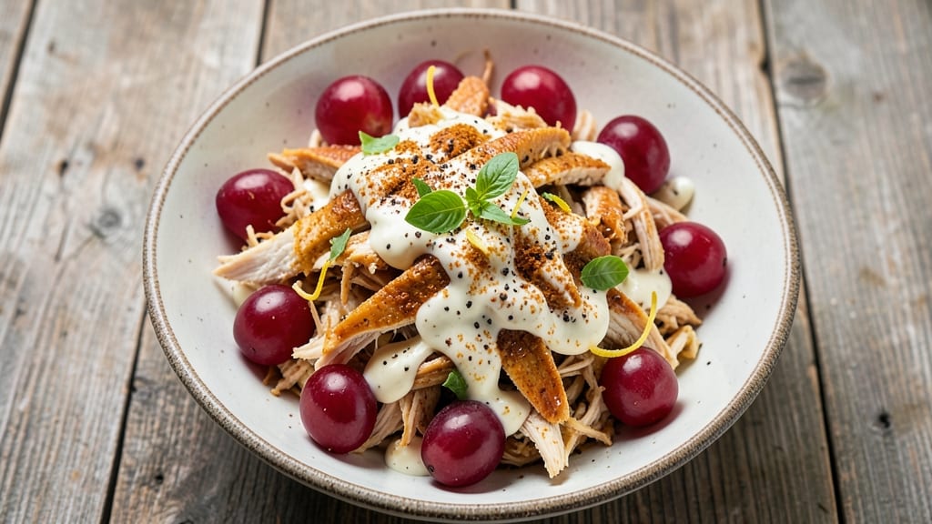 Chicken Salad Recipe With Grapes and Curry Powder: Sweet-Tart Crunch Meets Warm Spice Magic