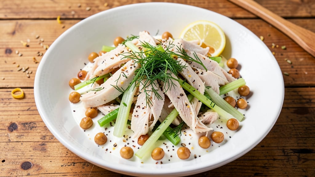 Chick Dill Chicken Salad Recipe: Crisp Celery Crowns and Herby Yogurt Twist