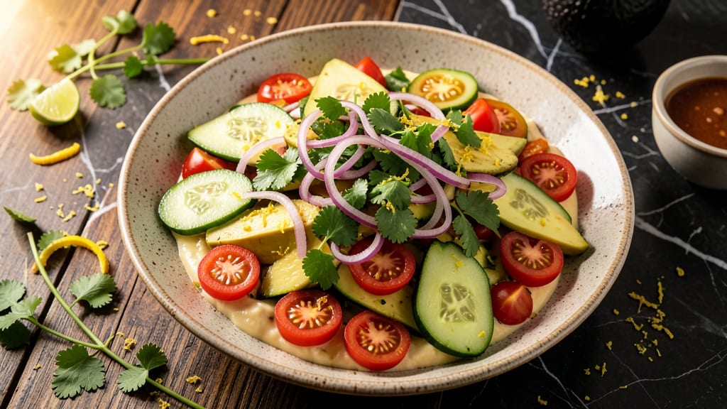 Colombian Salad 1905 Recipe: Bold Avocado and Citrus Crunch