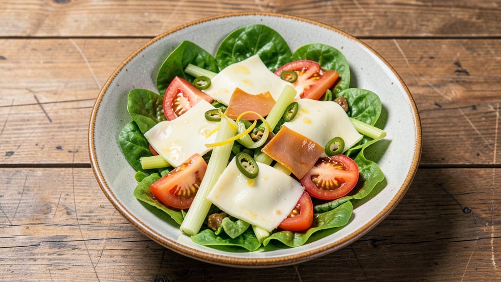 Carrabba's Italian Salad Recipe: Celery Crown Crunch Meets Smoky Herb Cheese Bliss
