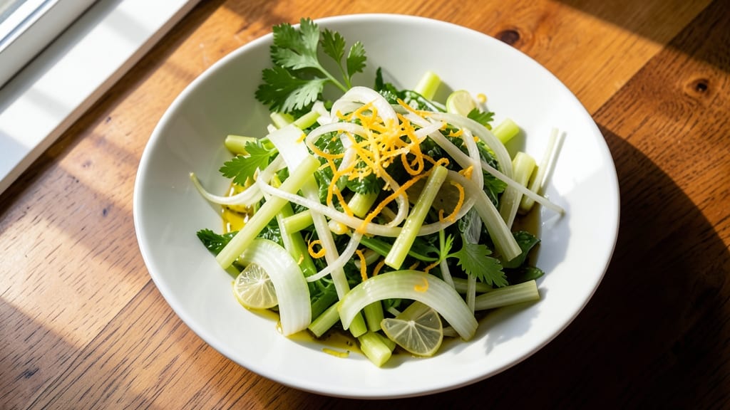 Celery and Fennel Salad Recipe: Anise-Infused Crunch With Citrus Zing