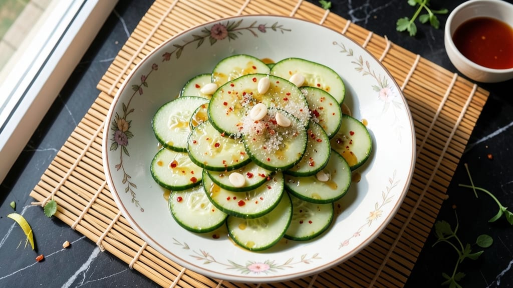 Chinese-Style Cucumber Salad Recipe: Vinegar-Braised Crunch With Garlic and Chili