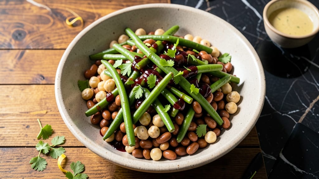 3 Bean Salad Recipe With Red Wine Vinegar: Bright and Bold Flavor in 15 Minutes