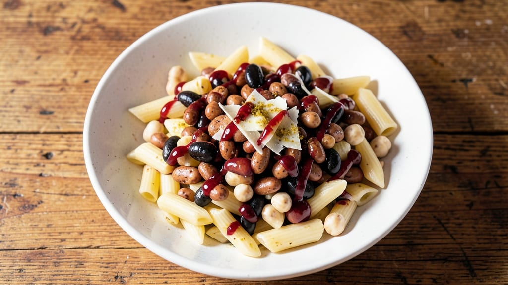 Three Bean Pasta Salad Recipe: No-Cook Protein-Packed Picnic Lunch