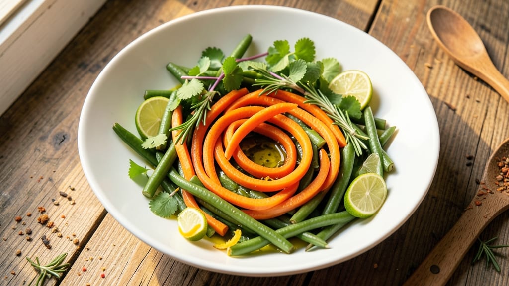 Carrot Green Bean Salad Recipe South Africa: Crisp-Tossed Citrus Brightness