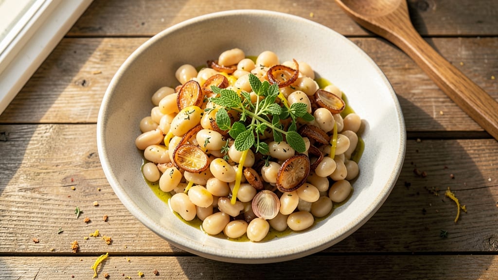 Warm White Bean Salad Recipe: Herby Lemon Vinaigrette Brightens Every Bite