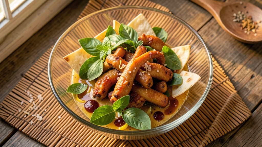 Thai Chicken Feet Salad Recipe: Crispy Crunch Meets Tangy Lime-Lavash Dressing