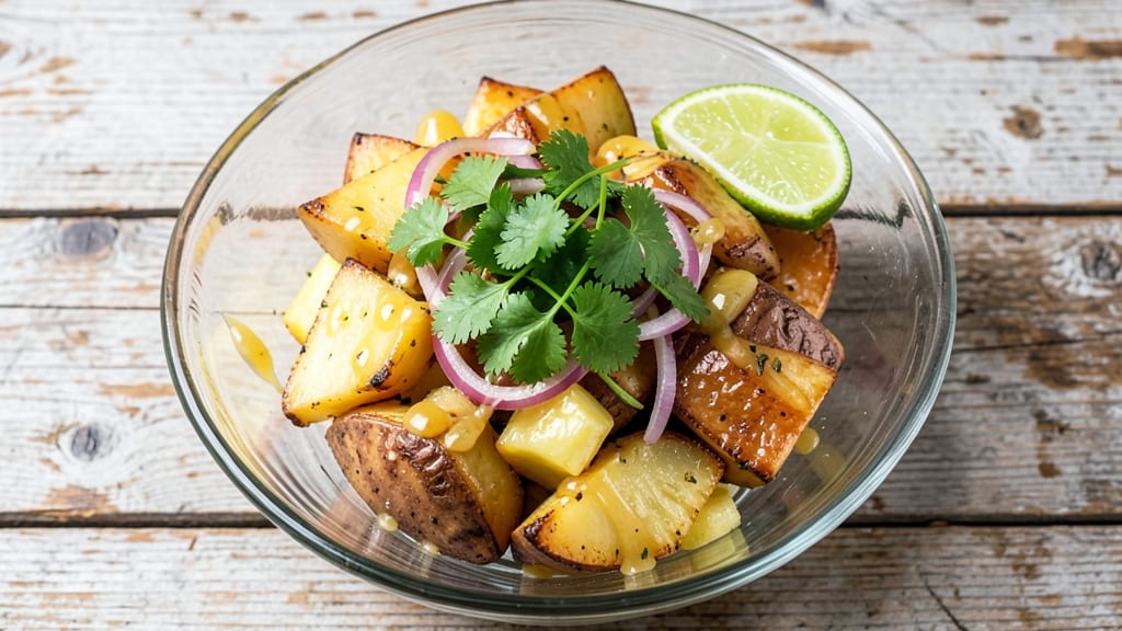 Chamorro Potato Salad Recipe: Tropical Pineapple and Vinegar Zing