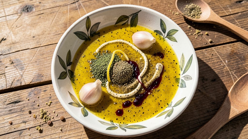 Christos' Greek Salad Dressing Recipe: Herby Lemon-Oil Balance Without Mayo