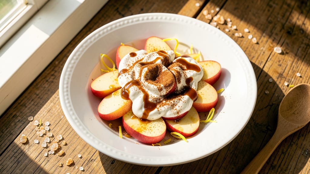 Cinnamon Apple Salad Recipe: Warm Spiced Fruit with Crunchy Topping Twist