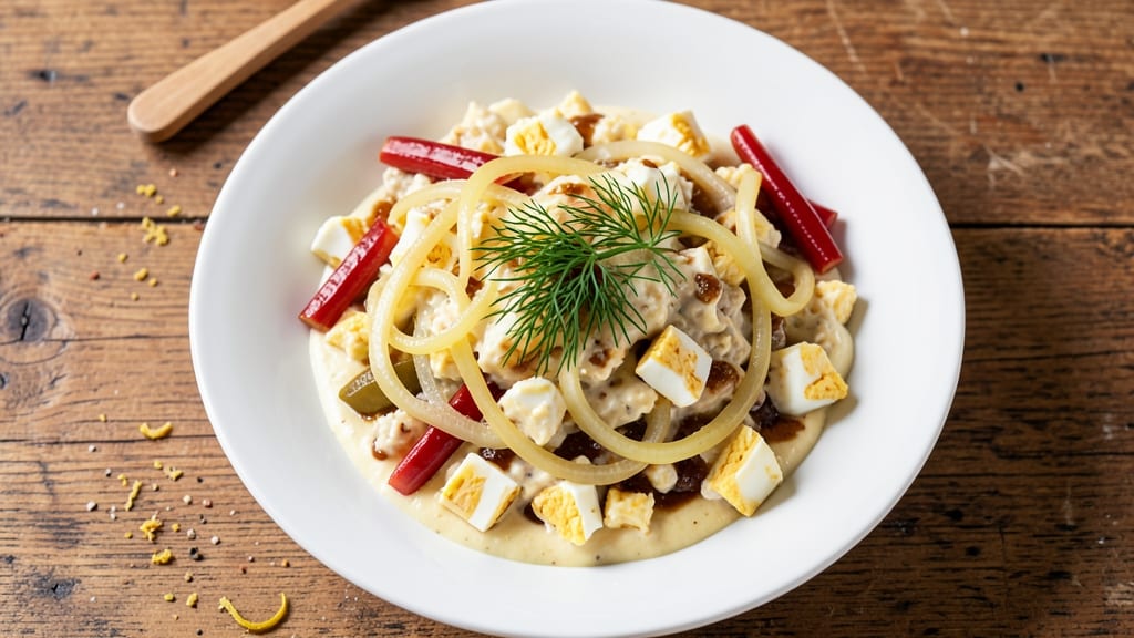 Classic Egg Salad Recipe With Pickles: Crunchy Bite and Tangy Zing