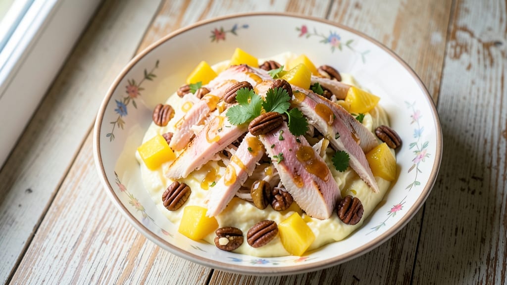 Chicken Salad Recipe With Pineapple and Pecans: Tropical Crunch Meets Sweet-Savory Bite