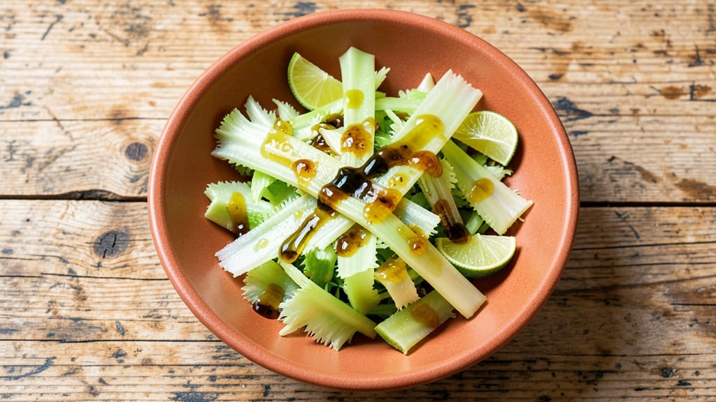 1904 Salad Recipe: Celery Crowns Glazed in Honey-Lime Vinaigrette