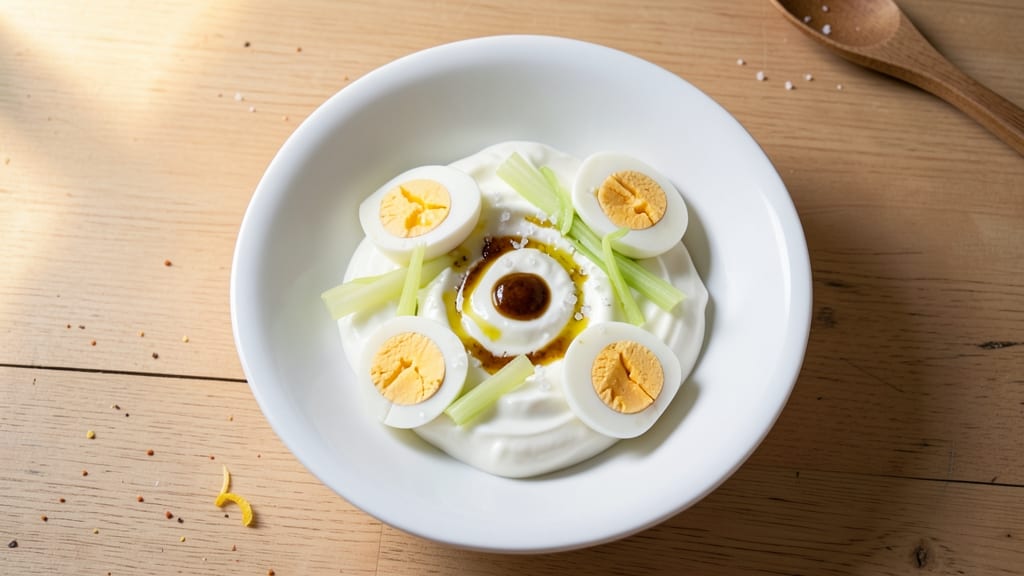 Zero-Point Egg Salad Recipe: Crisp Celery Crowns and Greek Yogurt Creaminess