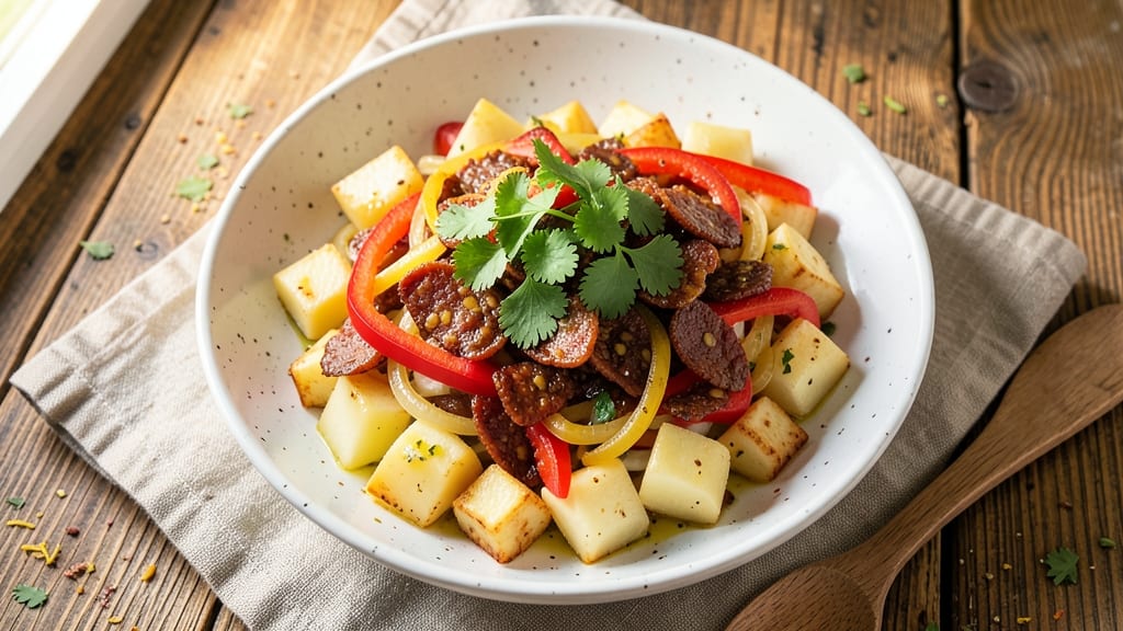 Chorizo Potato Salad Recipe: Smoky Paprika and Garlic Infusion