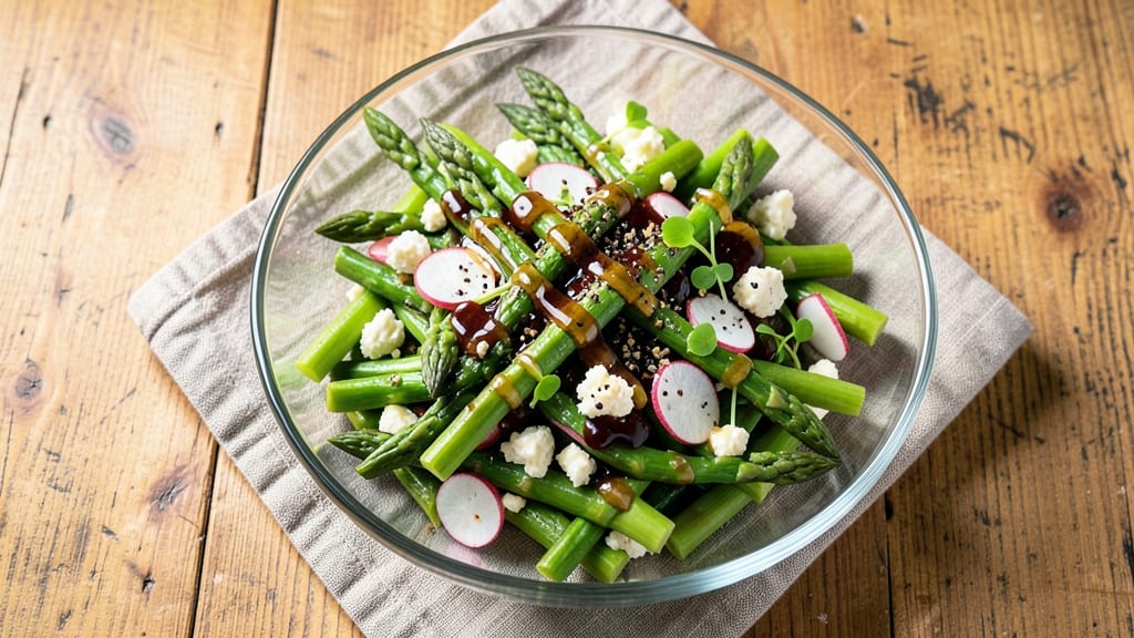 Cold Asparagus Salad Recipe With Balsamic Vinegar: Crisp Stems and Tangy Sweet Balance