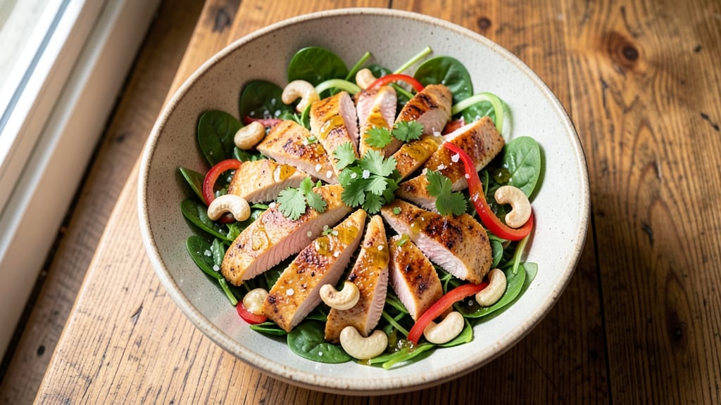 Chicken Cashew Nut Salad Recipe: Crunchy Nutty Protein Packed in 20 Minutes