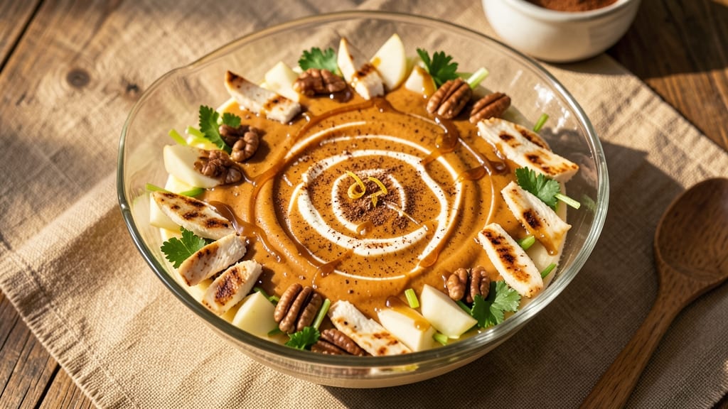 Chicken Salad Chick Pumpkin Cheesecake Recipe: Spiced Swirl of Creamy Cheesecake and Crunchy Chickpeas
