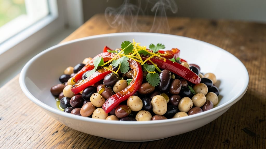 Triple Bean Salad Recipe: Bold Tri-Color Crunch in 15 Minutes