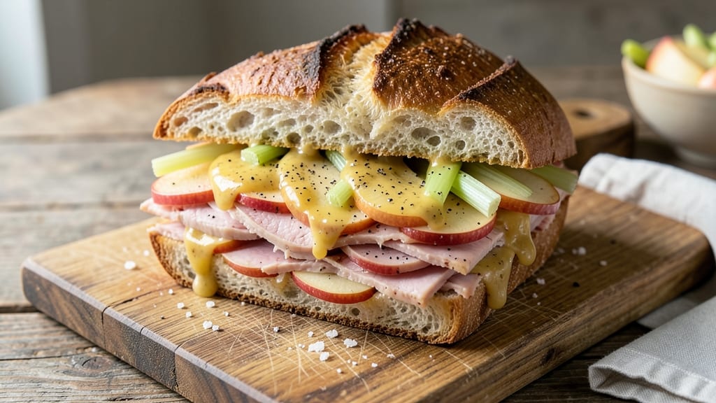 Turkey Apple Salad Sandwich Recipe: Crisp Celery Crowns and Sweet-Tart Apple Harmony