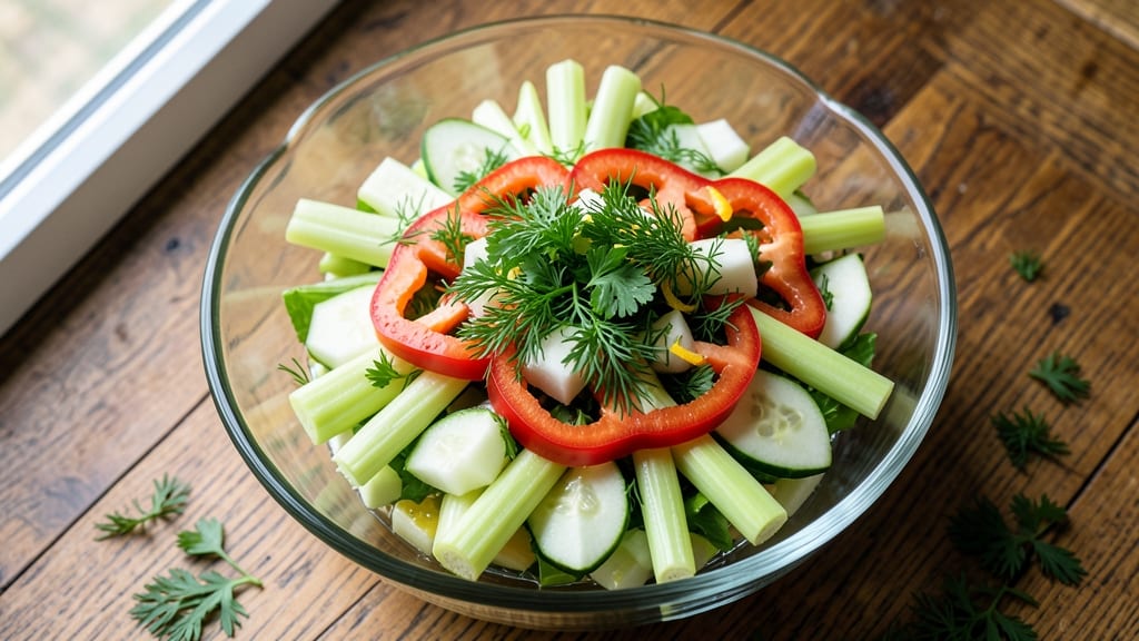 Chopt Salad Recipe: No-Wilt Celery Crowns and Herb Cream Cheese Fusion