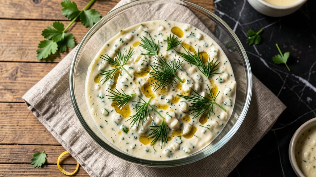 Celery Salad Dressing Recipe: Bright Herb Vinaigrette With Celery Crowns