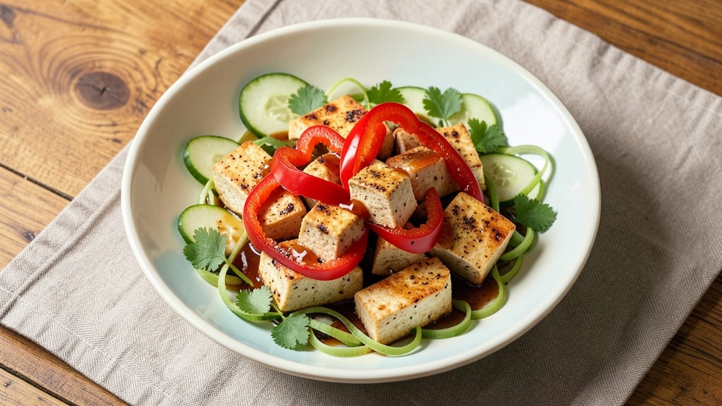 Tofu Salad Recipe Vegan: Protein-Packed Crunch With Creamy Herb Twist