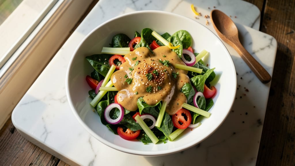 1000 Island Dressing Salad Recipe: Celery Crown Crunch Meets Tangy Mayo Magic