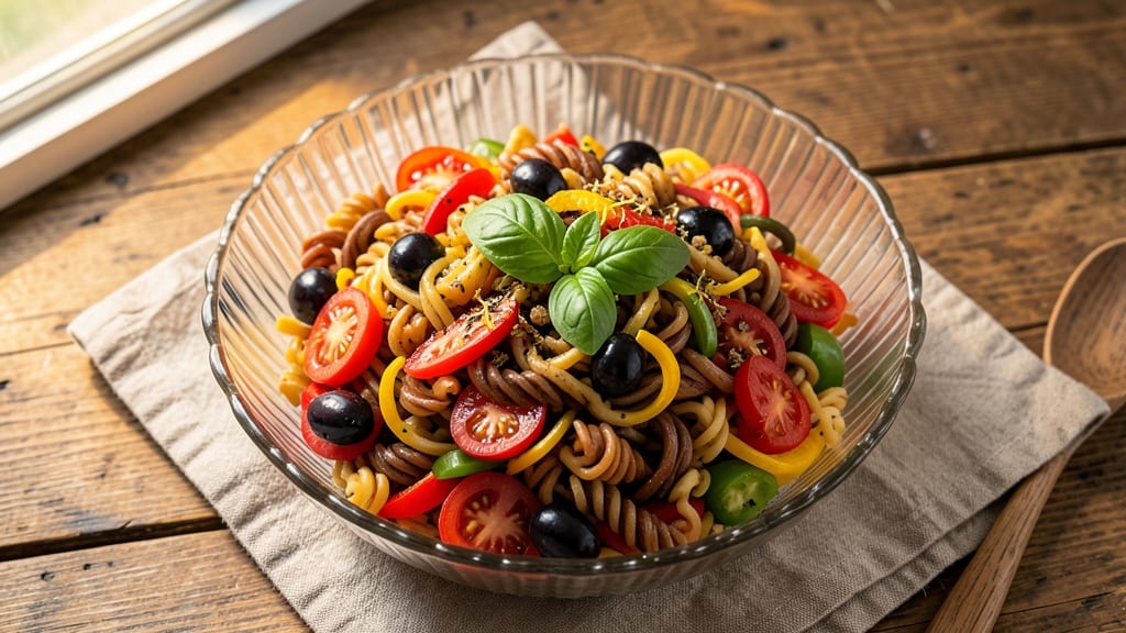 3 Color Pasta Salad Recipe: Vibrant Tri-Color Crunch in 15 Minutes