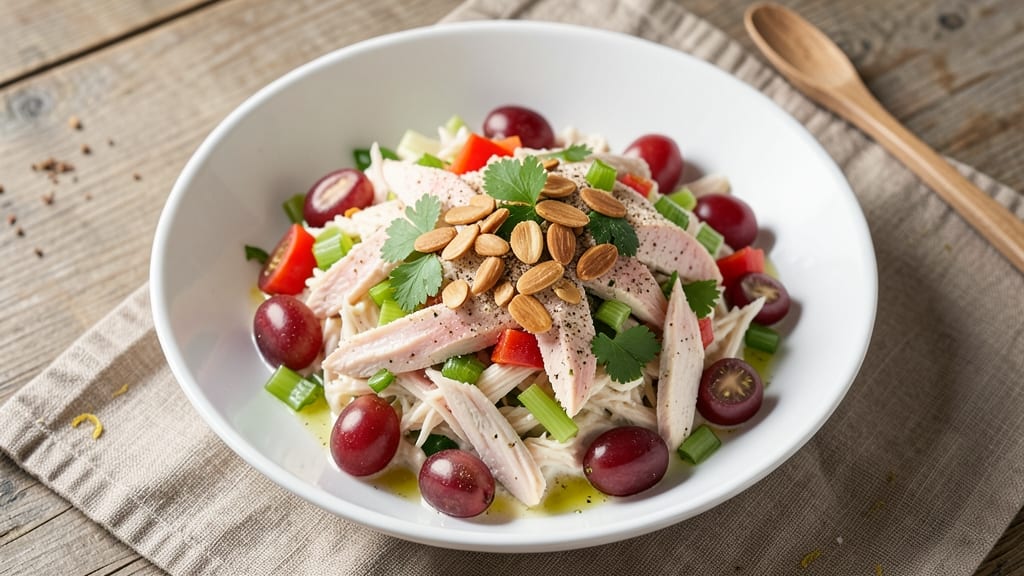 Chicken Salad Recipe With Garlic Powder: Bold, Herby Crunch Without Mayo