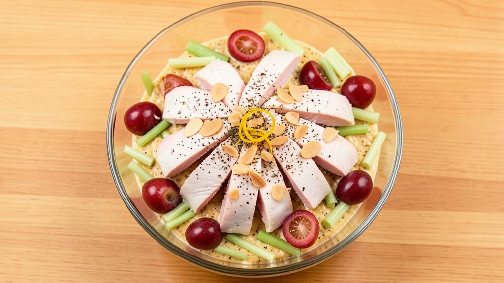Chicken Salad Recipe With Dijon Mustard and Mayonnaise: Bold Tangy Crunch in 15 Minutes