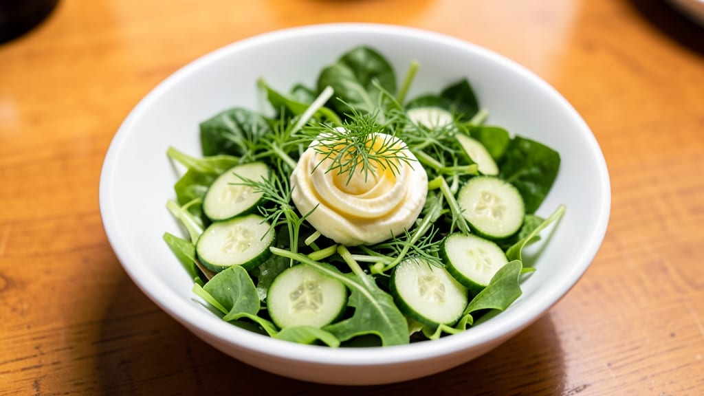 54th Street Summer Salad Recipe: Celery Crown Crunch Meets Herb Cream Cheese Bliss