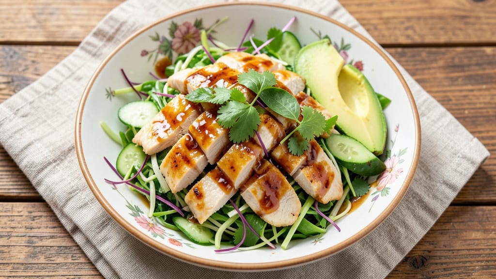 Cold Thai Chicken Salad Recipe: Zesty Lime and Chili Dressing That Stays Fresh