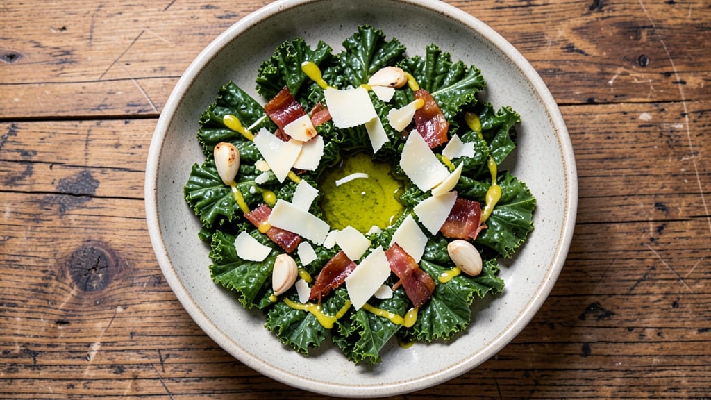 True Food Tuscan Kale Salad Recipe: Crispy Pancetta and Garlicky Breadcrumbs