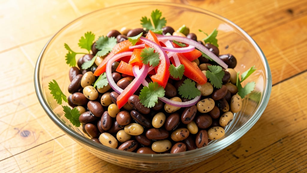 3 Bean Salad Recipe with Black Beans: Bold Southwestern Flavor Without Mayo