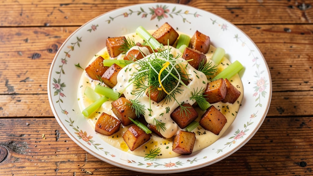 Add Potato Salad Recipe: Herb-Infused Creaminess With Crisp Celery Bites