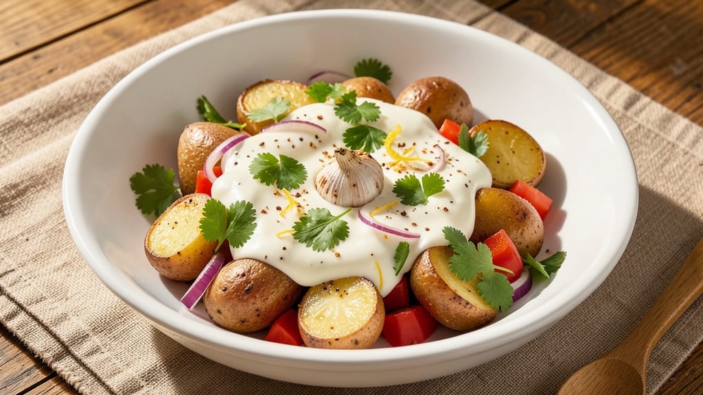 Cilantro Potato Salad Recipe: Zesty Herb Crunch Without Mayo