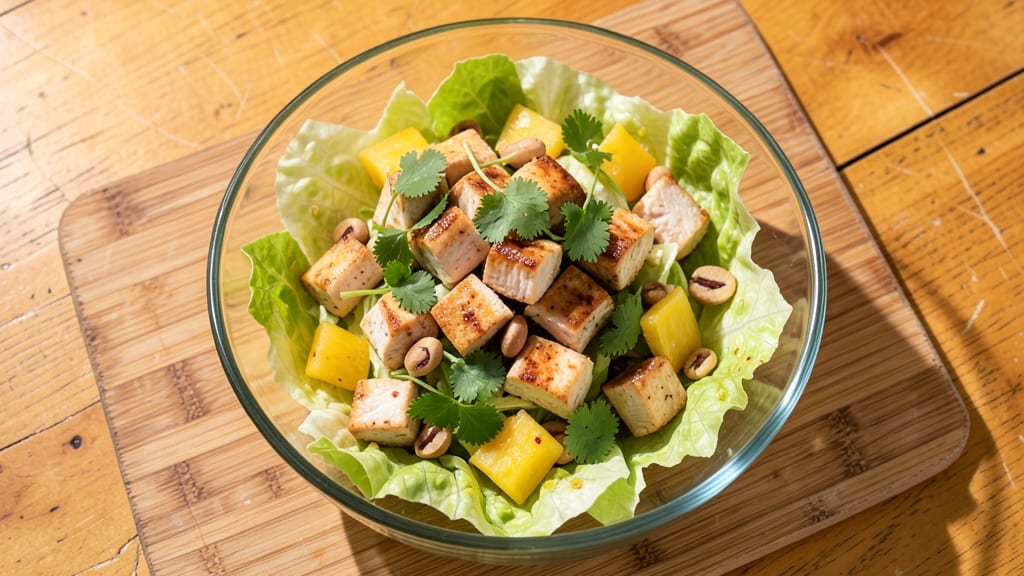 Chinese Chicken Salad Hawaii Recipe: Tropical Crunch With Pineapple-Cilantro Twist