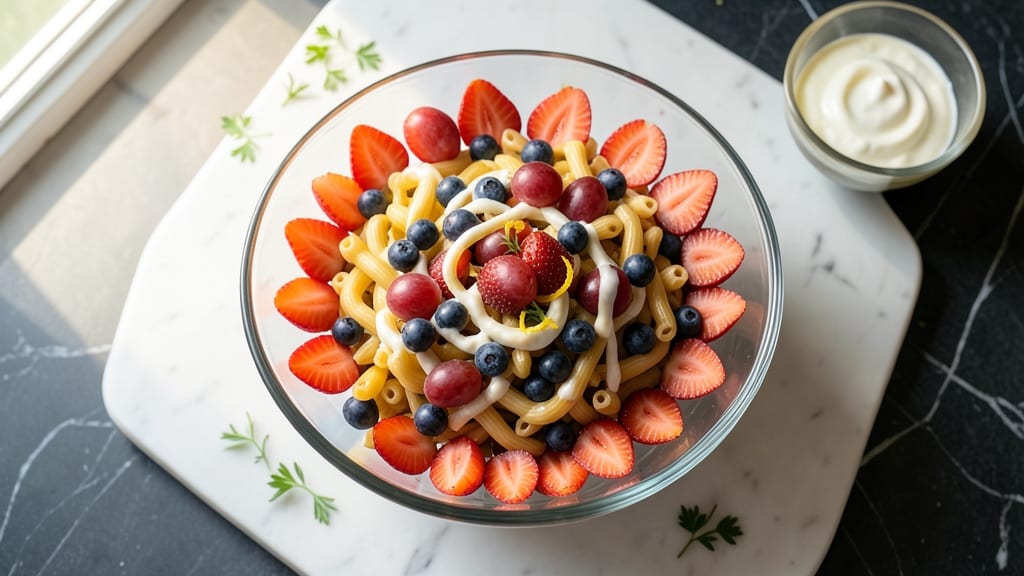 Sweet Macaroni and Fruit Salad Recipe: Bright Summer Bites in 20 Minutes