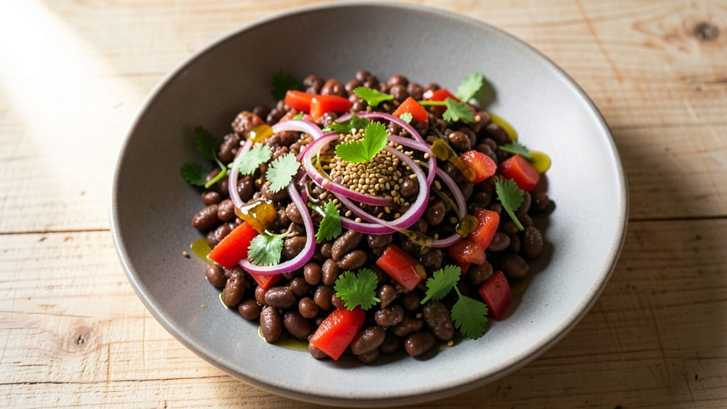 Zesty Black Bean Salad Recipe: Lime-Cilantro Zing With Crunchy Veggies
