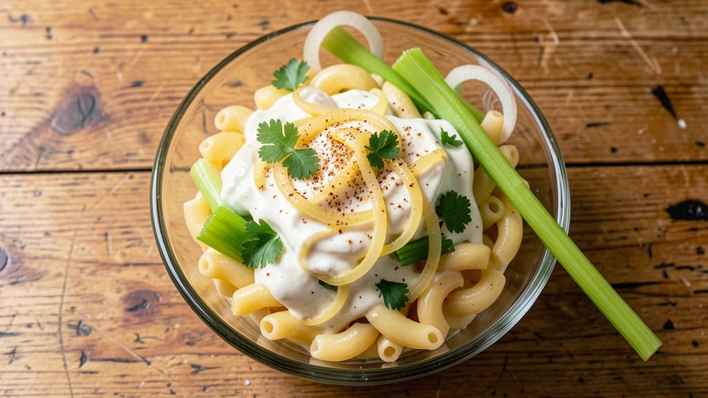 1950s Macaroni Salad Recipe: Nostalgic Cream Cheese Crunch Without Mayo