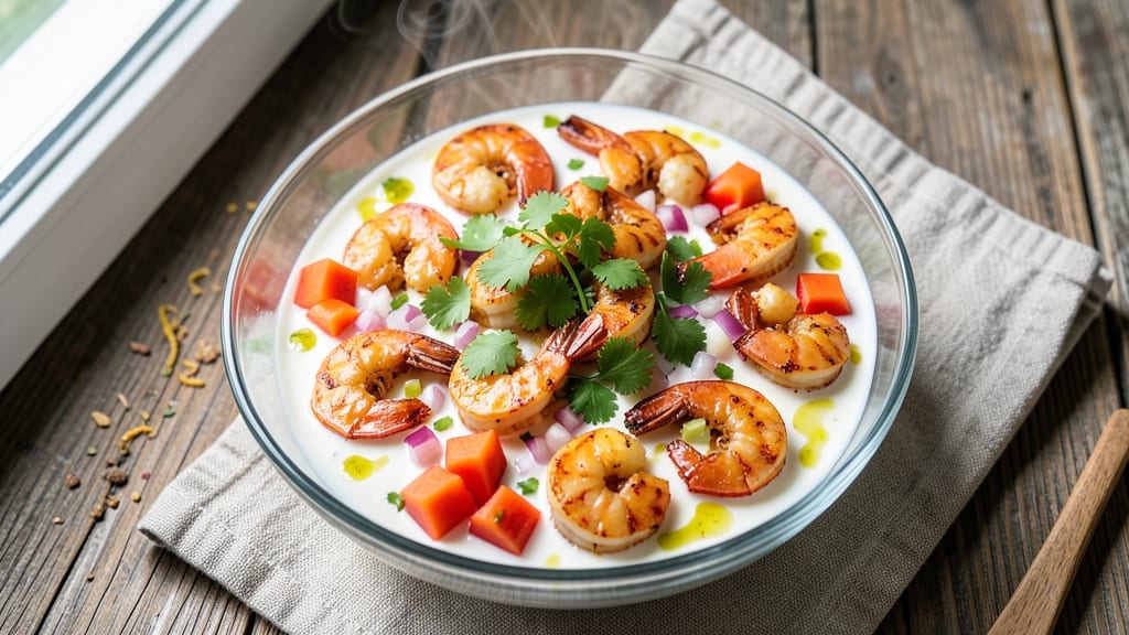 Caribbean Shrimp Salad Recipe: Tropical Lime and Mango Brightness