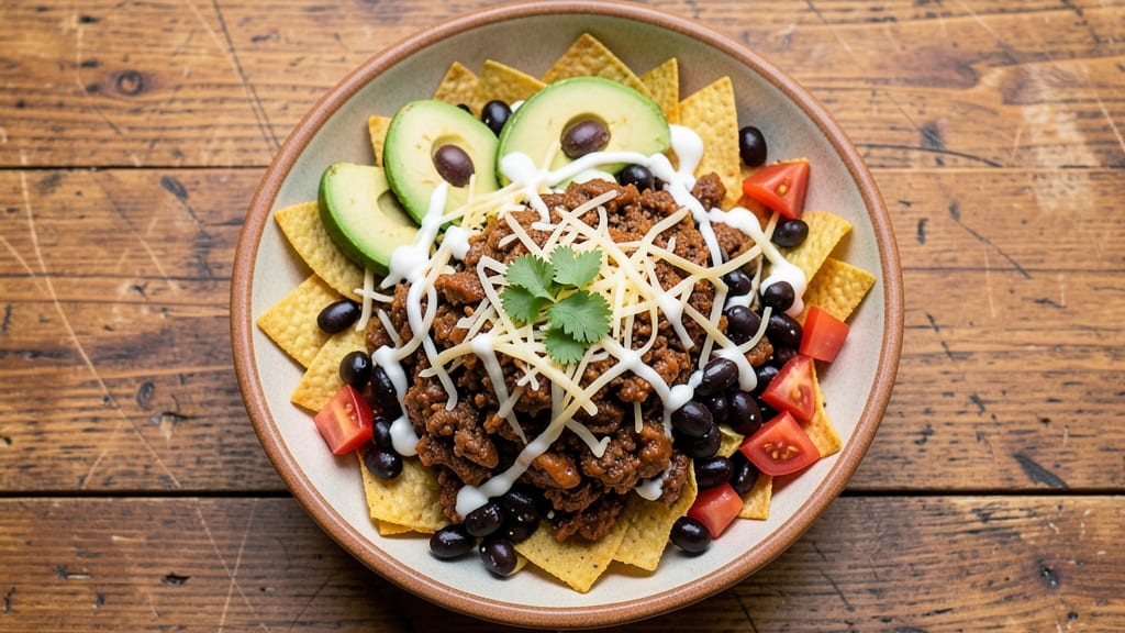 Chili Taco Salad Recipe: Layered Heat and Crunch in One Bowl