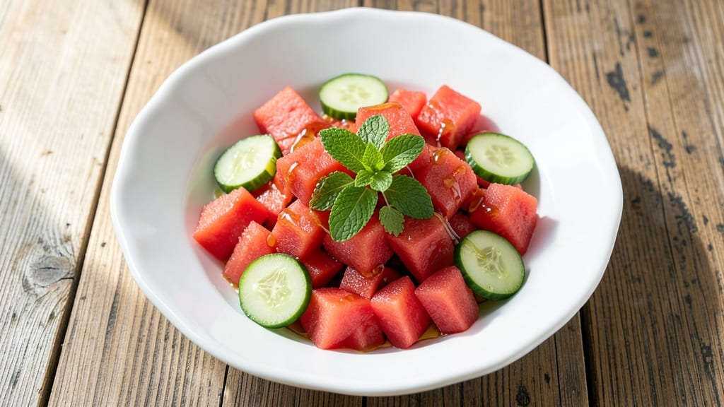True Food Kitchen Watermelon Salad Recipe: Sweet-Tart Crunch With Feta and Mint