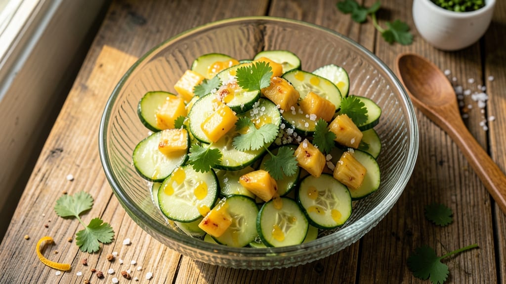 Caribbean Cucumber Salad Recipe: Tropical Lime and Citrus Zing