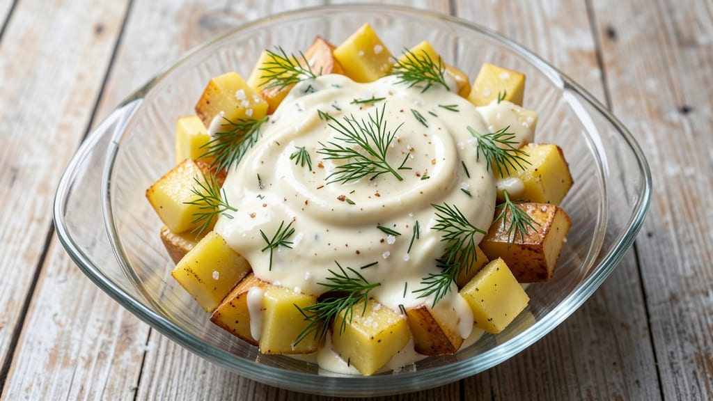 Absolute Best Potato Salad Recipe: Picnic-Proof Crunch and Cream Cheese Harmony