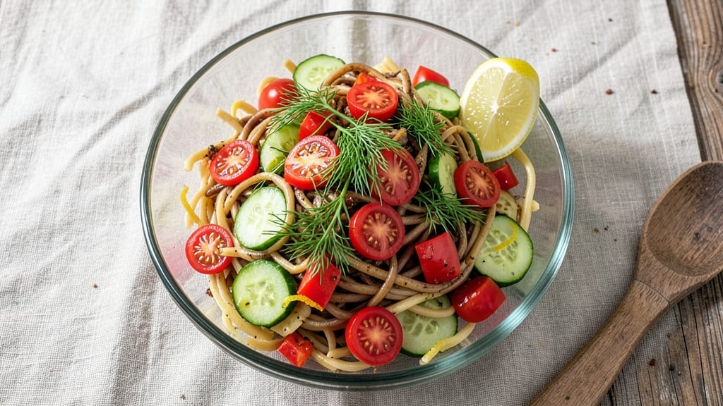 Clean Pasta Salad Recipe: Bright Lemon-Dill Dressing Keeps It Fresh All Week