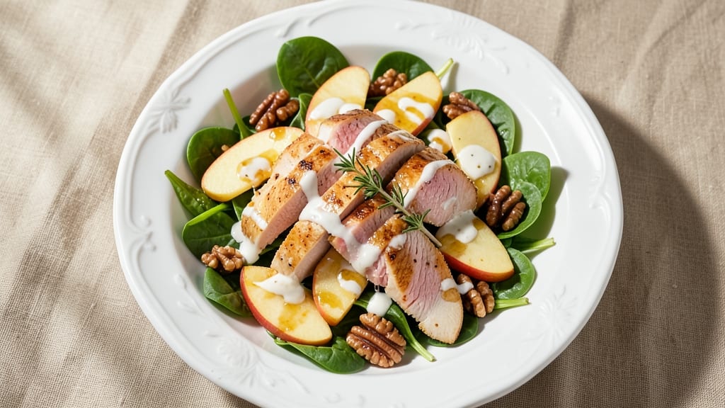 WW Apple Salad Recipe: Warm Spiced Fruit and Crunchy Protein Balance